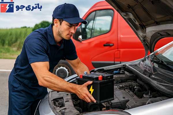امداد باتری و تعویض در محل